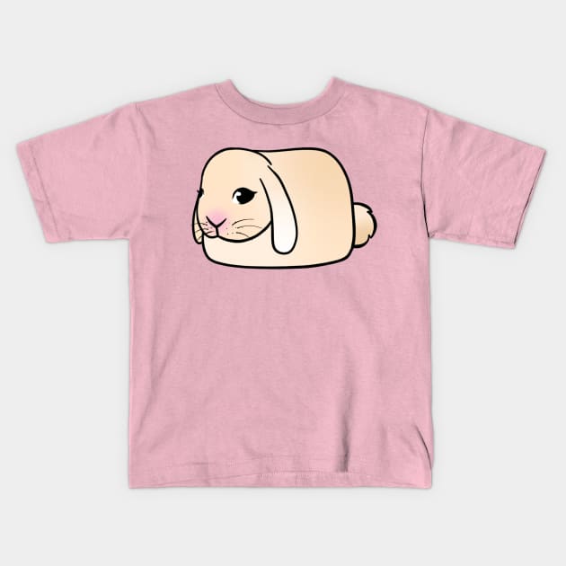 Cute bunny rabbit loaf Kids T-Shirt by X-TrashPanda